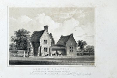 Lenton Station, Nottingham and Mansfield Railway by W.L. Walton