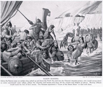 Saxon Raiders, Illustration from 
