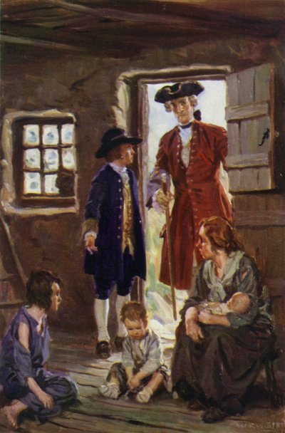 "Young Jones slily drew him to the habitation of Black George" by W.R.S. (after) Stott