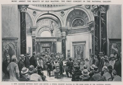 The First Concert in the National Gallery by W.R.S. Stott