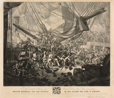 Nelson boarding the 