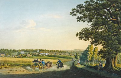 View of Althaldensleben (engraved by Carl August Richer) by W. (after) Behrendsen