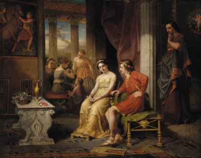 The Last Days of Pompeii: Glaucus and Ione by W. Colby
