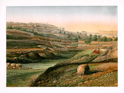 The Valley and Lower Pool of Gihon, Jerusalem by W. Dickens