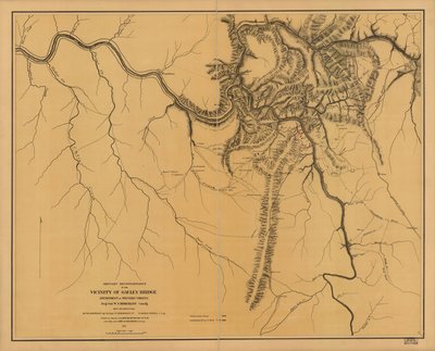 Military Reconnaissance in the Vicinity of Gauley Bridge, Department of Western Virginia by W. F. Raynolds