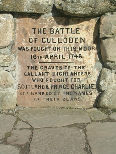 Culloden moor battlefield memorial, early 21st century by John Ward Dunsmore