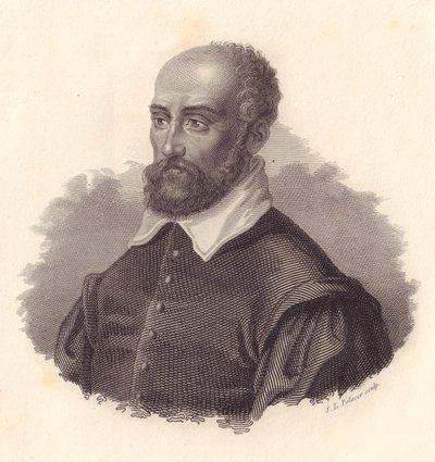 Portrait of Italian architect Andrea Palladio, pseudonym of Andrea di Pietro by John Ward Dunsmore