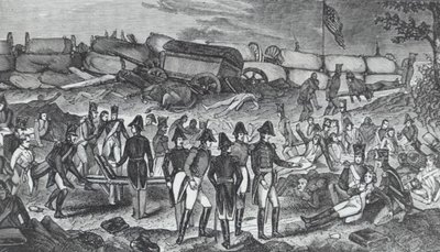 Wounded Soldiers in the Aftermath of the Battle of New Orleans by John Ward Dunsmore