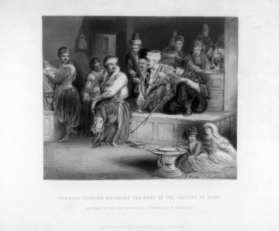 Turkish Courier Relating the News of the Capture of Acre by W. Greatbatch