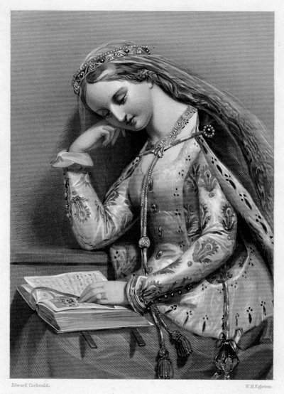 Elizabeth of York, Queen Consort of King Henry VII of England by W. H. Egleton