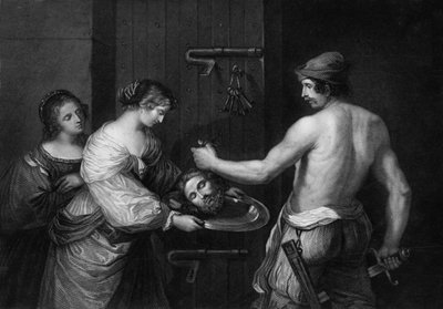 His head was brought in a charger, and given to the damsel by W. H. Egleton