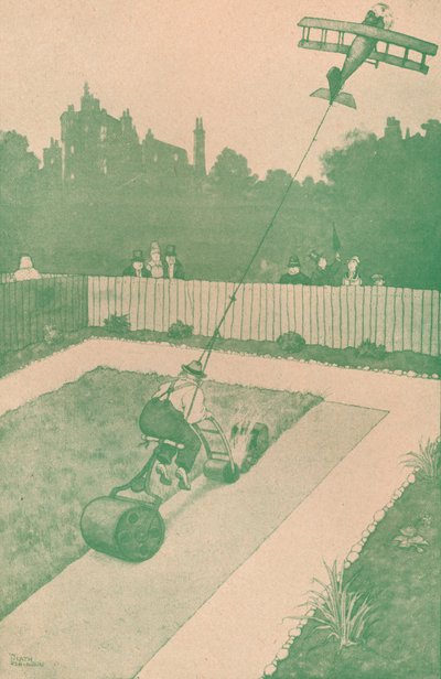 A Hint to the Airman Home on Leave by William Heath Robinson