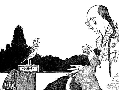 He Was Quite As Successful as the Real Nightingale by William Heath Robinson