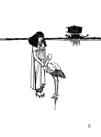 Placed the Golden Circuit Around His Neck, c1930 by William Heath Robinson
