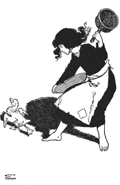 The Poor Duckling Was Scorned By All by William Heath Robinson