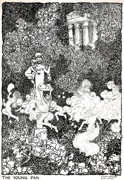 The Young Pan - Stage One by William Heath Robinson