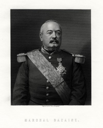 Achille Francois Bazaine, marshal of France, 19th century by W. Holl