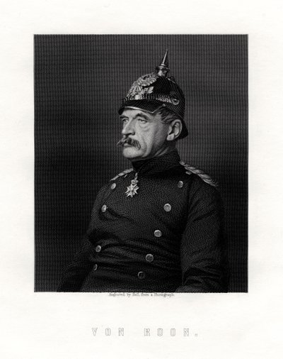 Albrecht Theodor Graf Emil von Roon, Prussian soldier and politician, 19th century by W. Holl