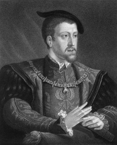 Charles V, King of Spain and Holy Roman Emperor by W. Holl