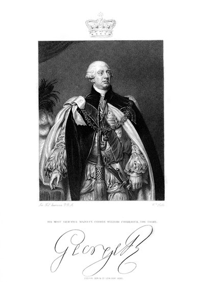George III, King of Great Britain and Ireland by W. Holl