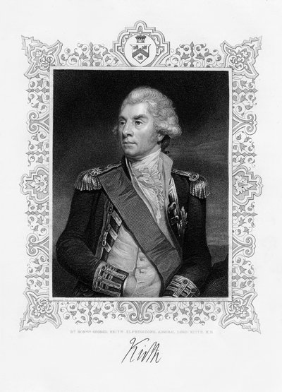 George Keith Elphinstone, 1st Viscount Keith, British Admiral by W. Holl
