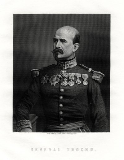 Louis Jules Trochu, French military leader and politician by W. Holl