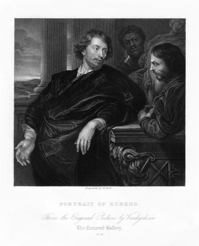 Peter Paul Rubens, Flemish artist, early 17th century, 19th century by W. Holl