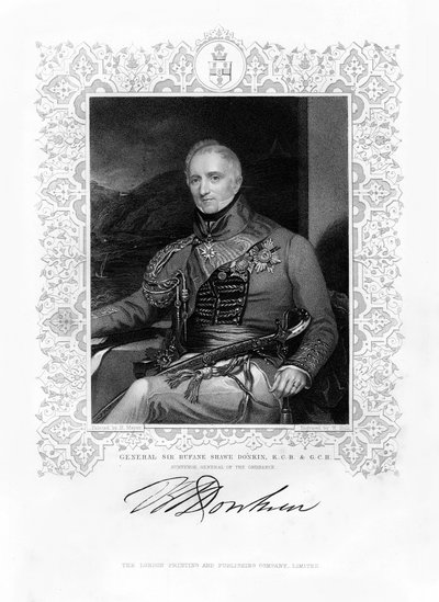 Sir Rufane Shaw Donkin, British soldier, 19th century by W. Holl