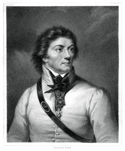 Tadeusz Kosciuszko, Polish and Lithuanian national hero, general and leader by W. Holl
