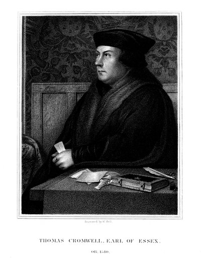 Thomas Cromwell, 1st Earl of Essex, English Statesman by W. Holl