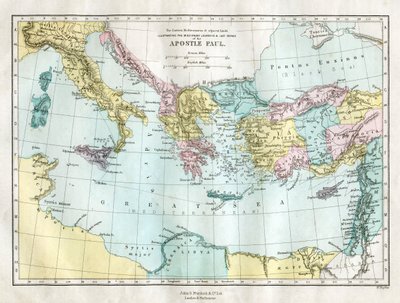 The missionary journeys and last voyage of the Apostle Paul by W Hughes