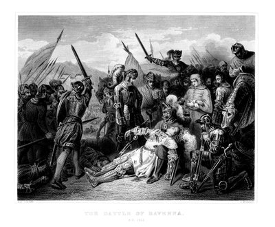 The Battle of Ravenna, 11 April 1512, 1875 by W. Hulland
