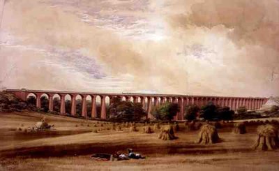 Welwyn Viaduct, c.1850 by W. Humber