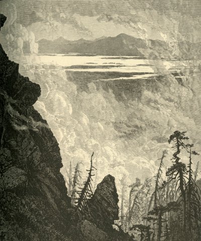 Glimpse of Lake Champlain, from Summit, 1874 by W. J. Linton