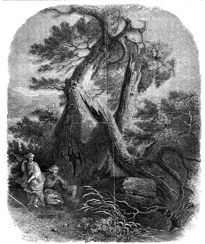 Specimen of wood-engraving, The Death of the Children of Niobe by W. J. Linton