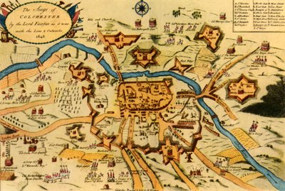 The Siege of Colchester by the Parliament Forces, 1648 by W Keymer