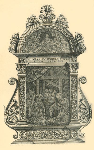 Silver Pax with Nativity Scene, Early-Mid 19th Century, 1881 by W. M. McGill