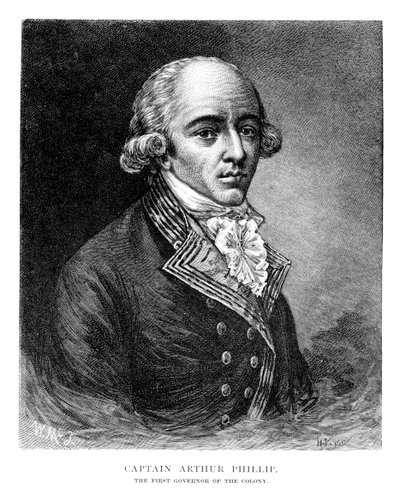 Arthur Phillip, British Admiral and colonial governor by W. Macleod