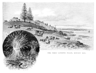The First Landing Place, Botany Bay, New South Wales, Australia, 1886 by W. Macleod