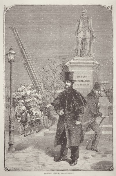 London policeman of the 1850s by W. R. (after) Woods