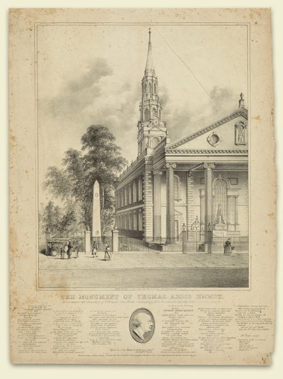 The Monument of Thomas Addis Emmet by W. R. Browne