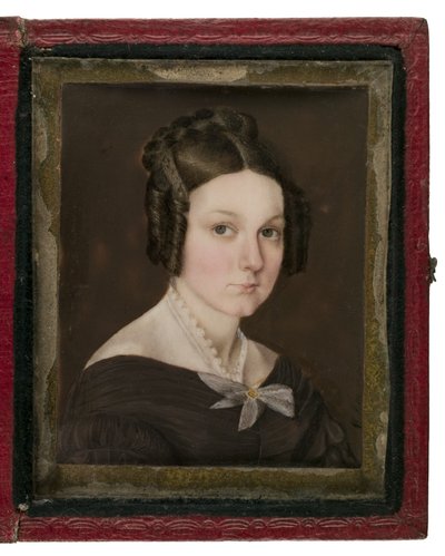Miniature Portrait of Sally Ann Gage by W. R. Herve
