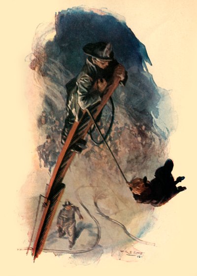 Full Width of the Street Swung The Pendent Figure by W. R. S. Stott