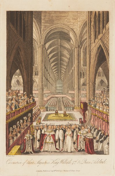 The Coronation of King William IV and Queen Adelaide by W. Read