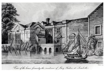 View of the House Formerly the Residence of Guy Fawkes at Lambeth, c.1850 by W. Read