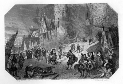 Menno van Coehoorn, Dutch soldier and military engineer, at the Siege of Namur, 1692, c1870 by W. Steelink