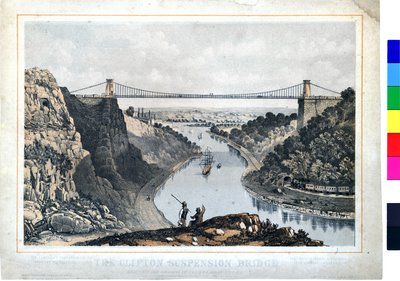 Clifton Suspension Bridge, c.1864 by W. T. Webb