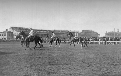 St. Leger Horses in Front of the Doncaster Stand, c. 1901-1903 by W. W. Rouch