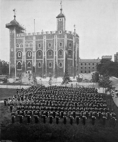 The 1st Suffolk Regiment at the Tower of London, 1895-1896 by W. W. Rouch