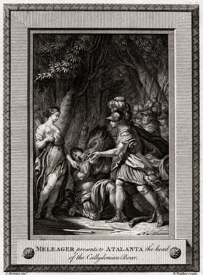 Meleager Presents to Atalanta the Head of the Calydonian Boar, 1774 by W. Walker